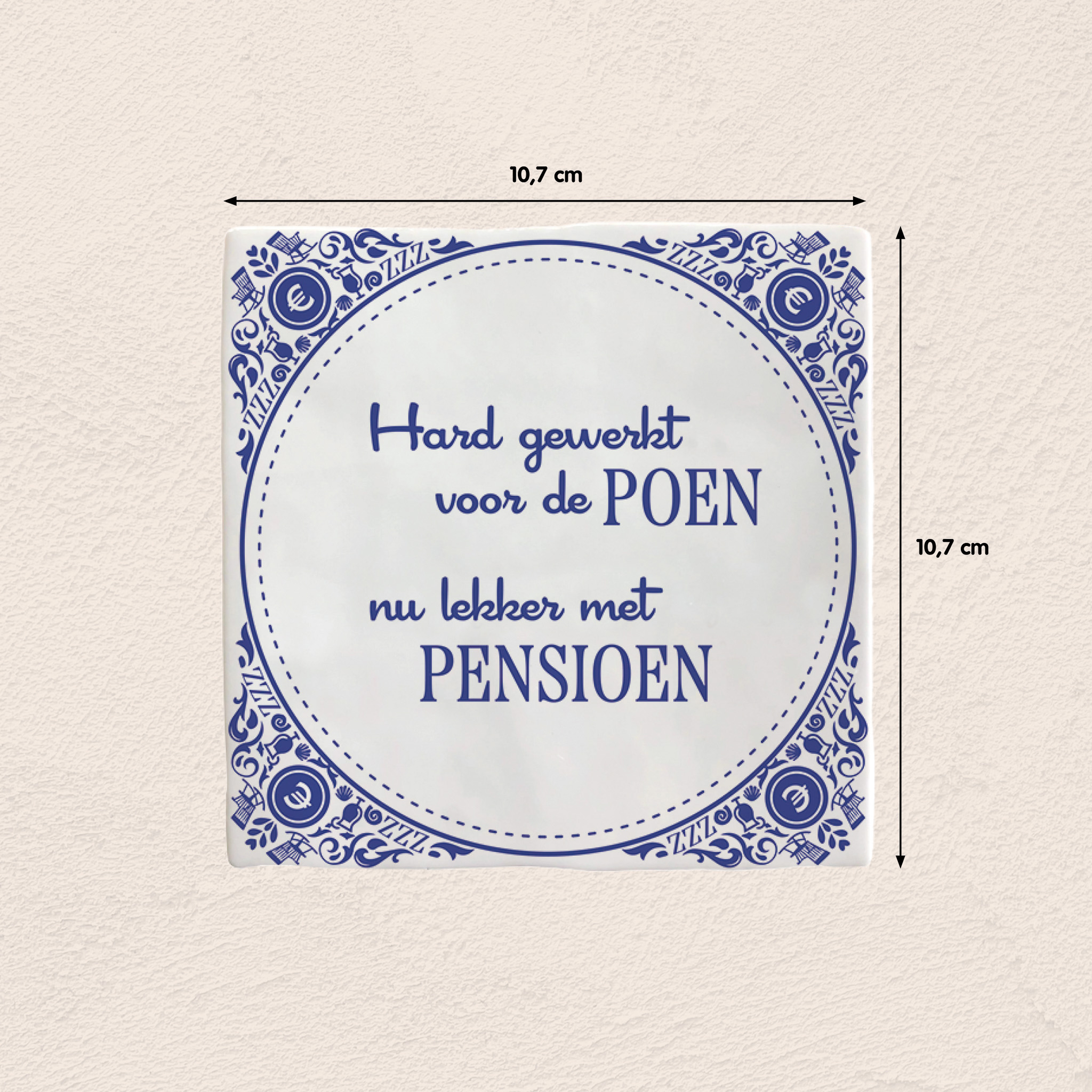 Plenty Gifts Deco Tile Pensioen