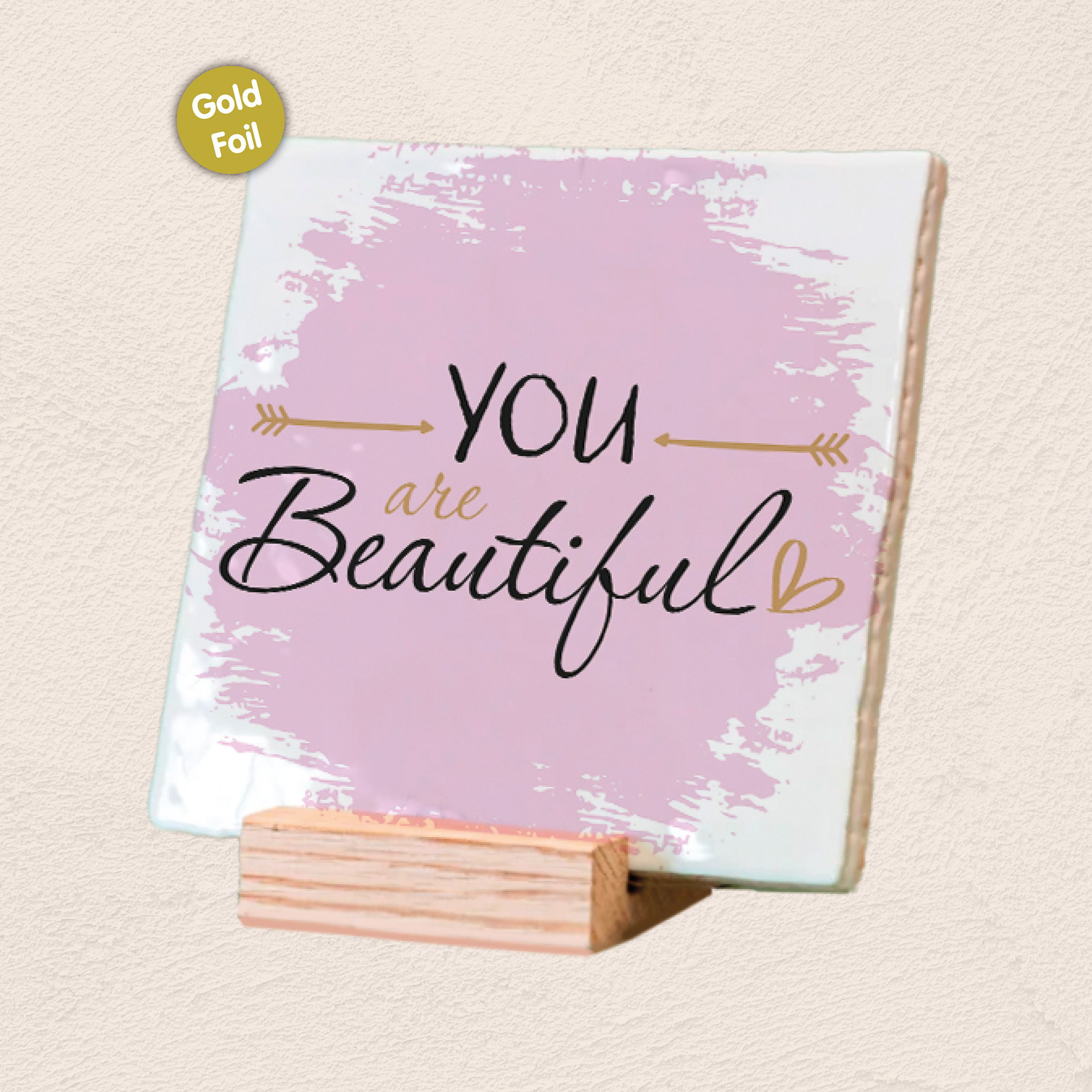 Plenty Gifts Deco Tile You Are Beautiful