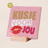 Plenty Gifts Deco Tile Kusje Voor Jou