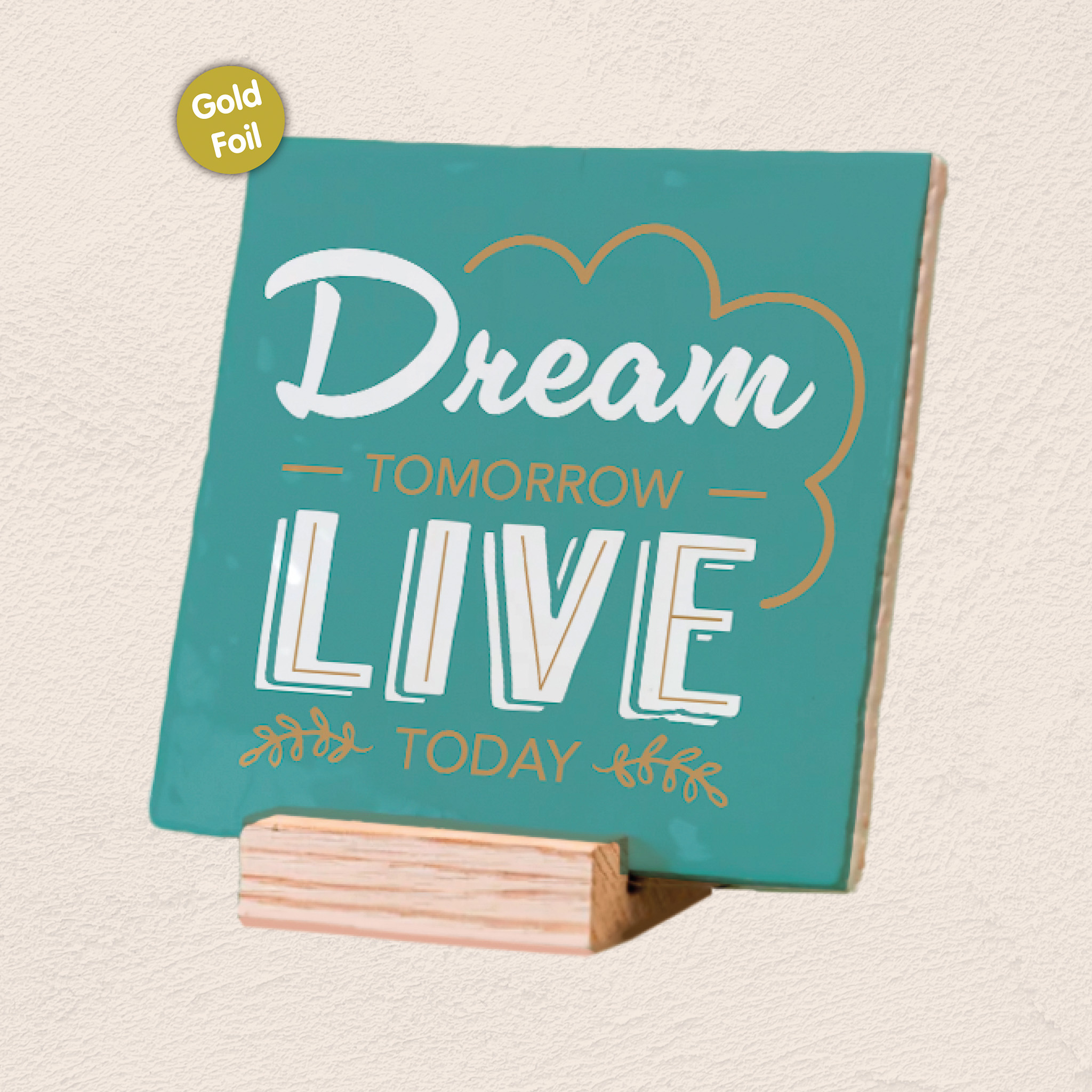 Plenty Gifts Deco Tile Dream Tomorrow