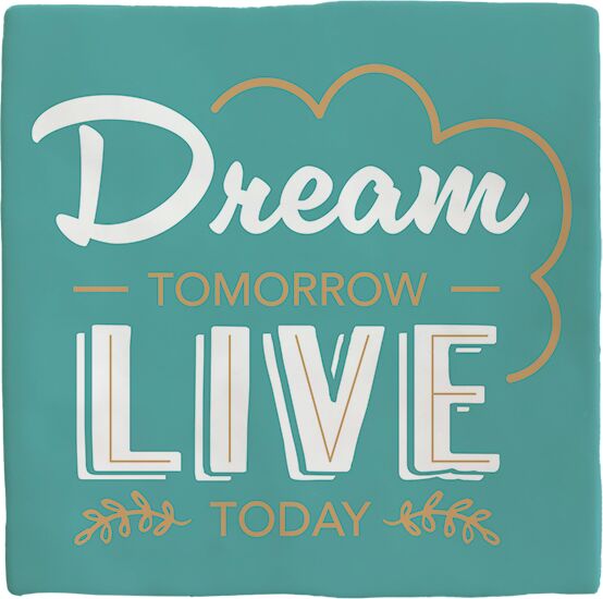 Plenty Gifts Deco Tile Dream Tomorrow