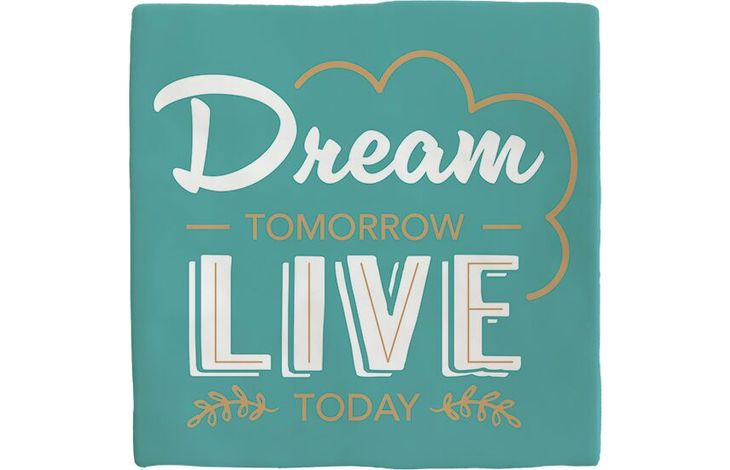 Plenty Gifts Deco Tile Dream Tomorrow