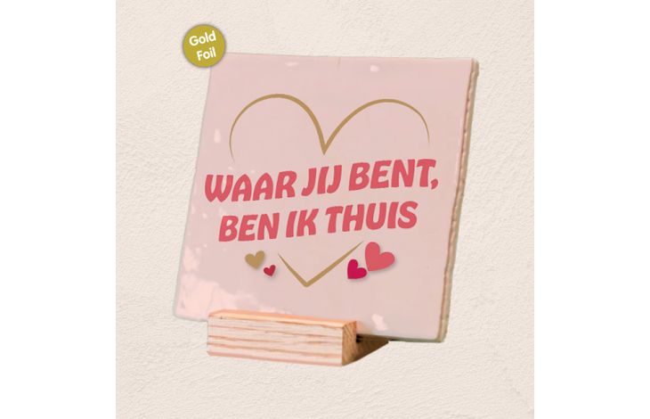 Plenty Gifts Deco Tile Waar Jij Bent