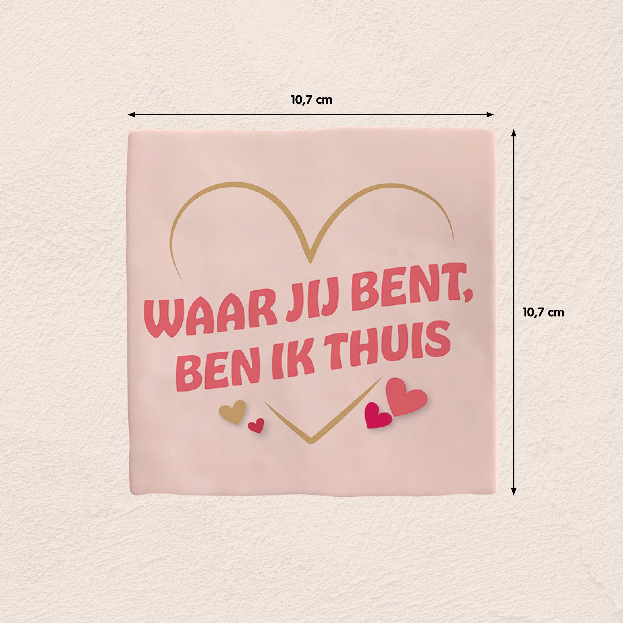 Plenty Gifts Deco Tile Waar Jij Bent