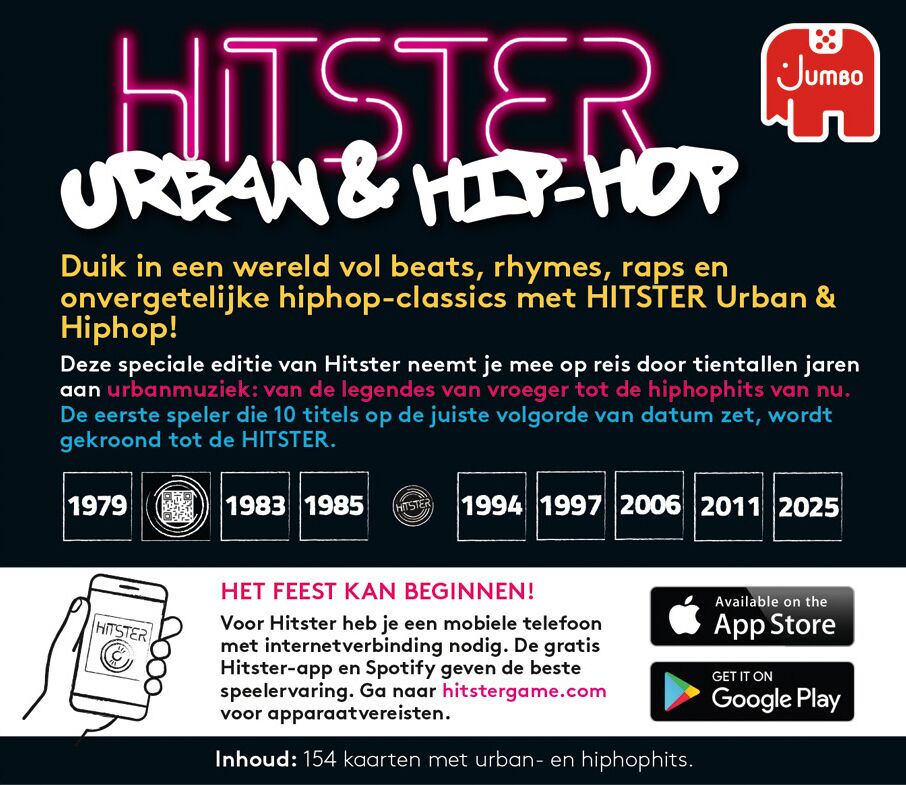 Jumbo Spel Hitster Urban & Hip-Hop