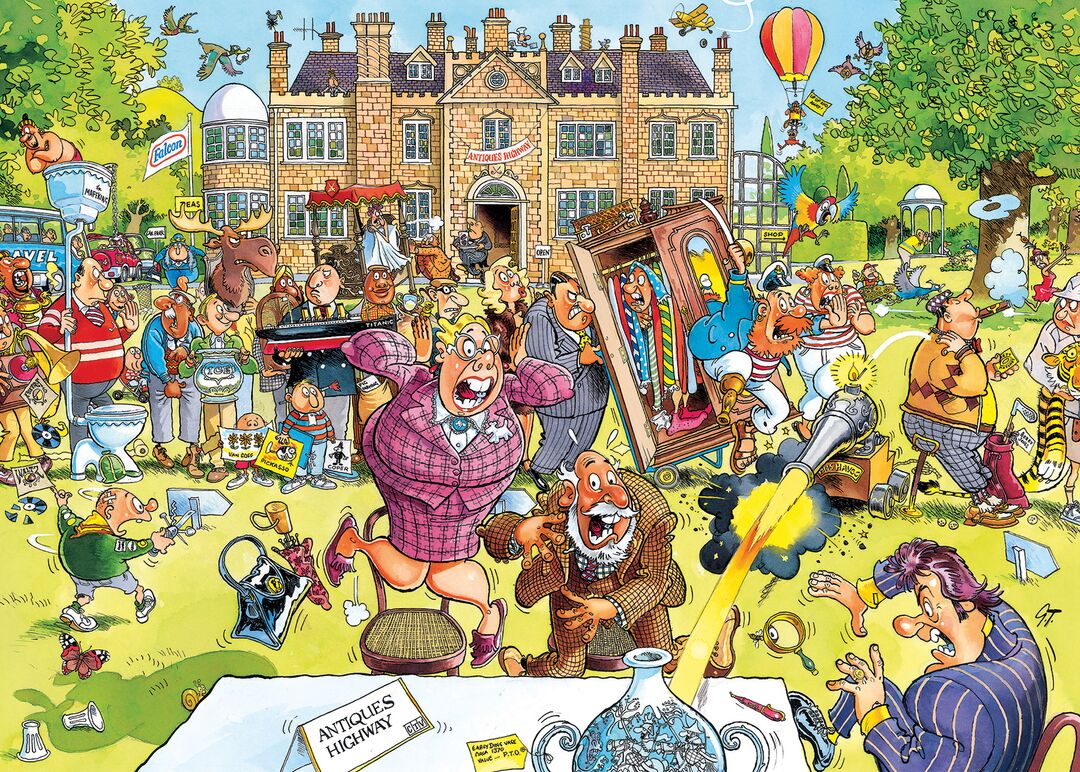 Jumbo Puzzel Wasgij 10 Antiekjacht 1000 01.26