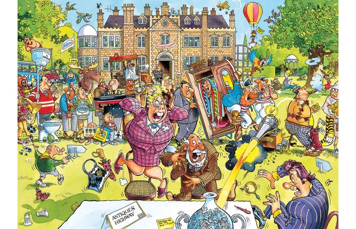 Jumbo Puzzel Wasgij 10 Antiekjacht 1000 01.26