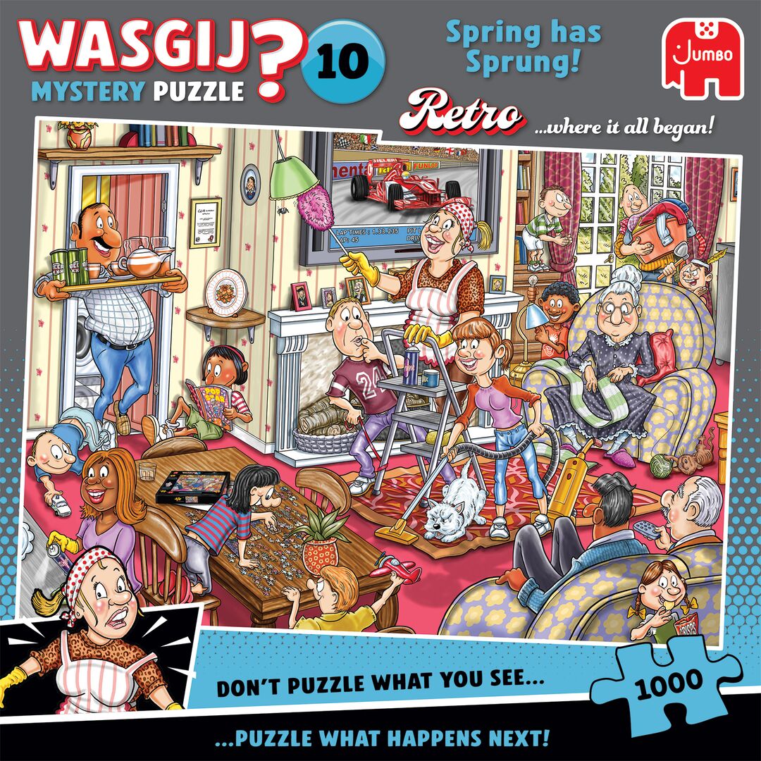 Jumbo Puzzel Wasgij 10 Voorjaarsschoonmaak 1000 01.26