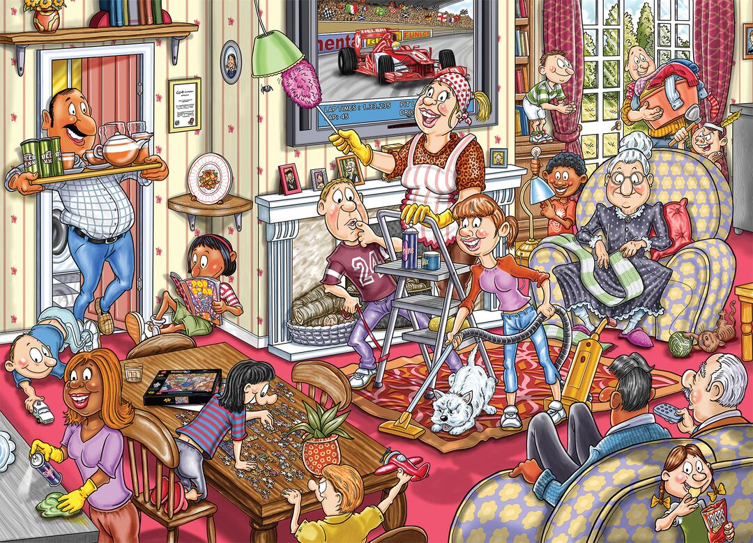 Jumbo Puzzel Wasgij 10 Voorjaarsschoonmaak 1000 01.26