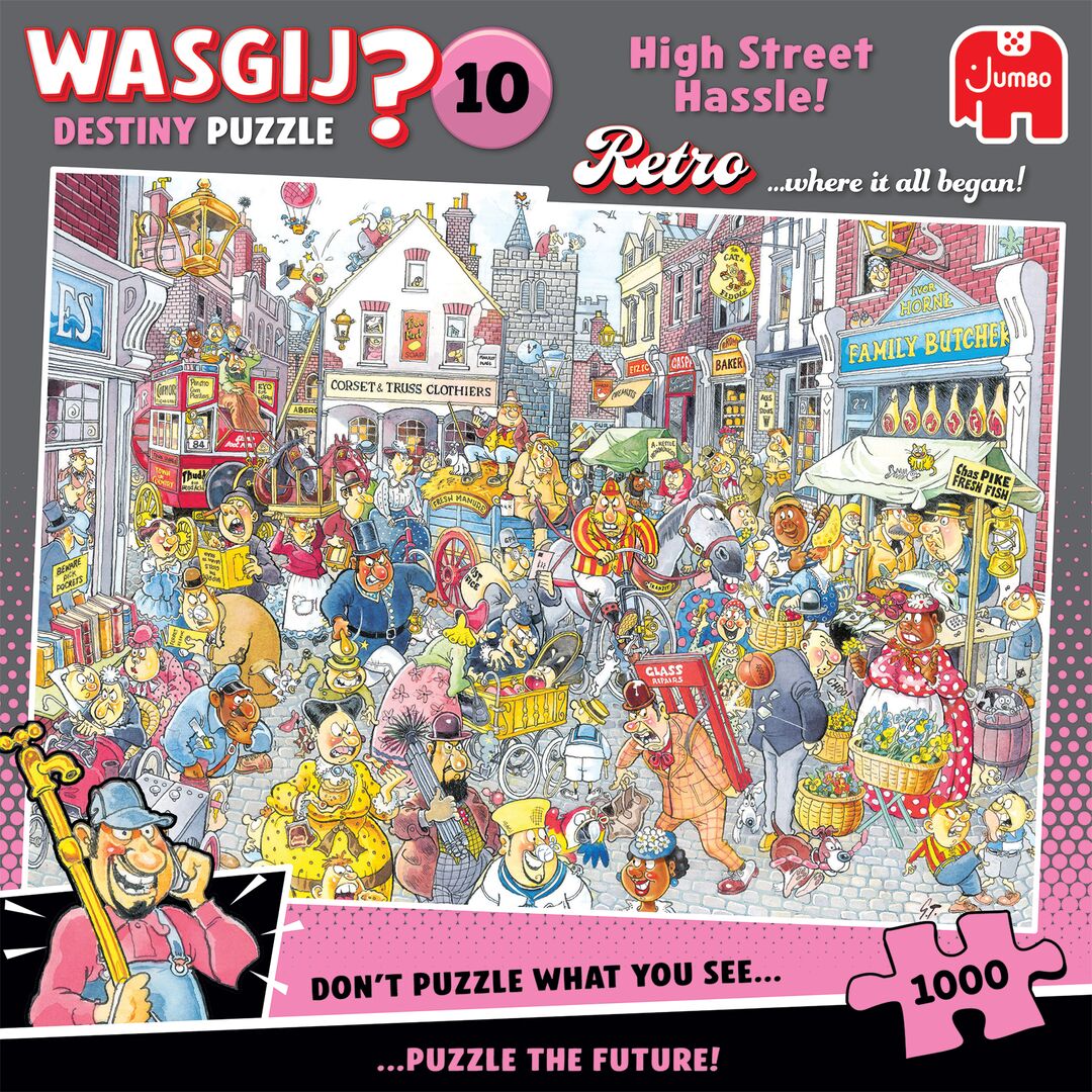 Jumbo Puzzel Wasgij 10 Chaos in de winkelstraat 1000 01.26