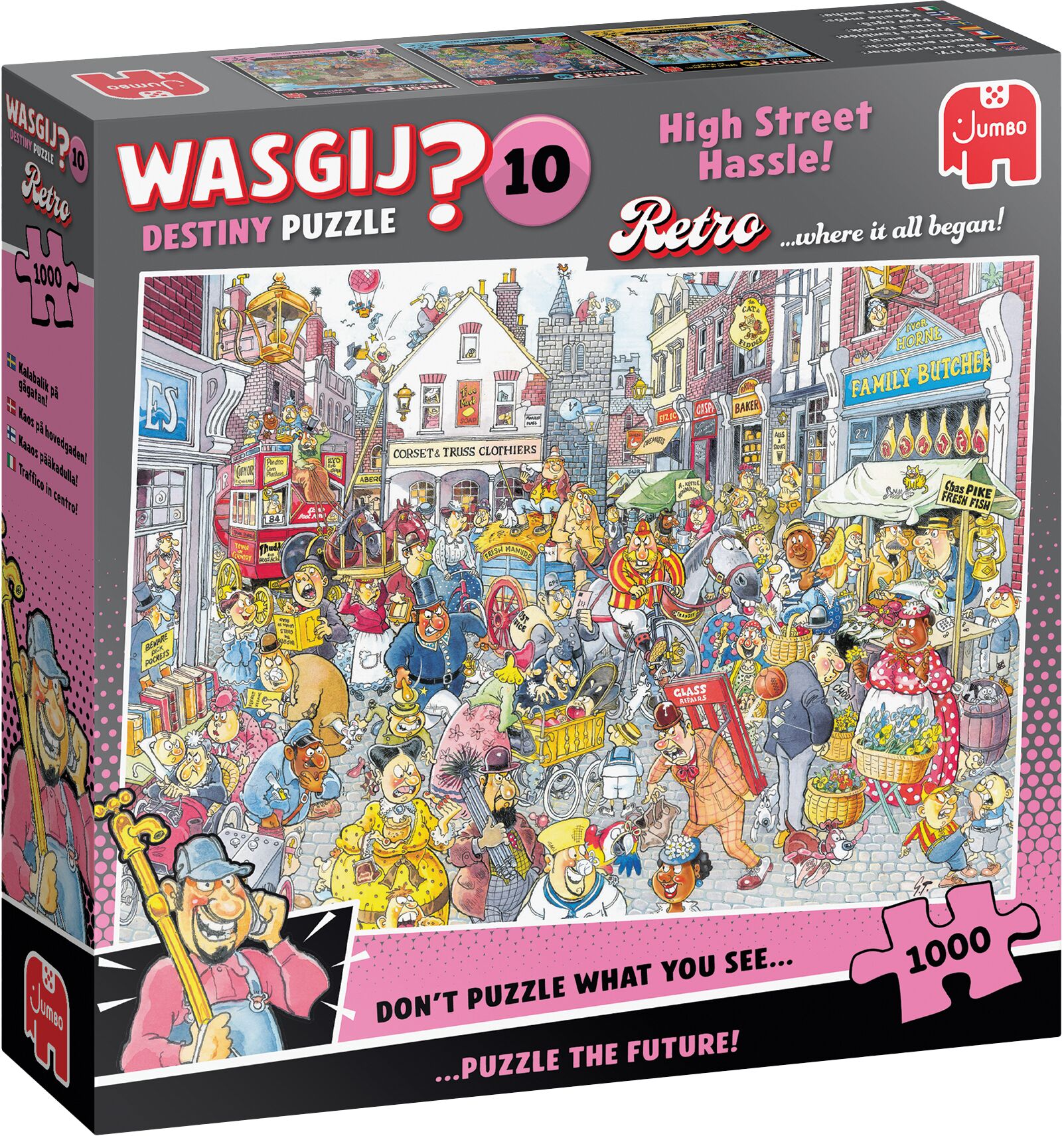Jumbo Puzzel Wasgij 10 Chaos in de winkelstraat 1000 01.26