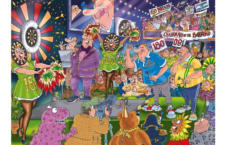 Jumbo Puzzel Wasgij 30 Bullseye 1000 02.26
