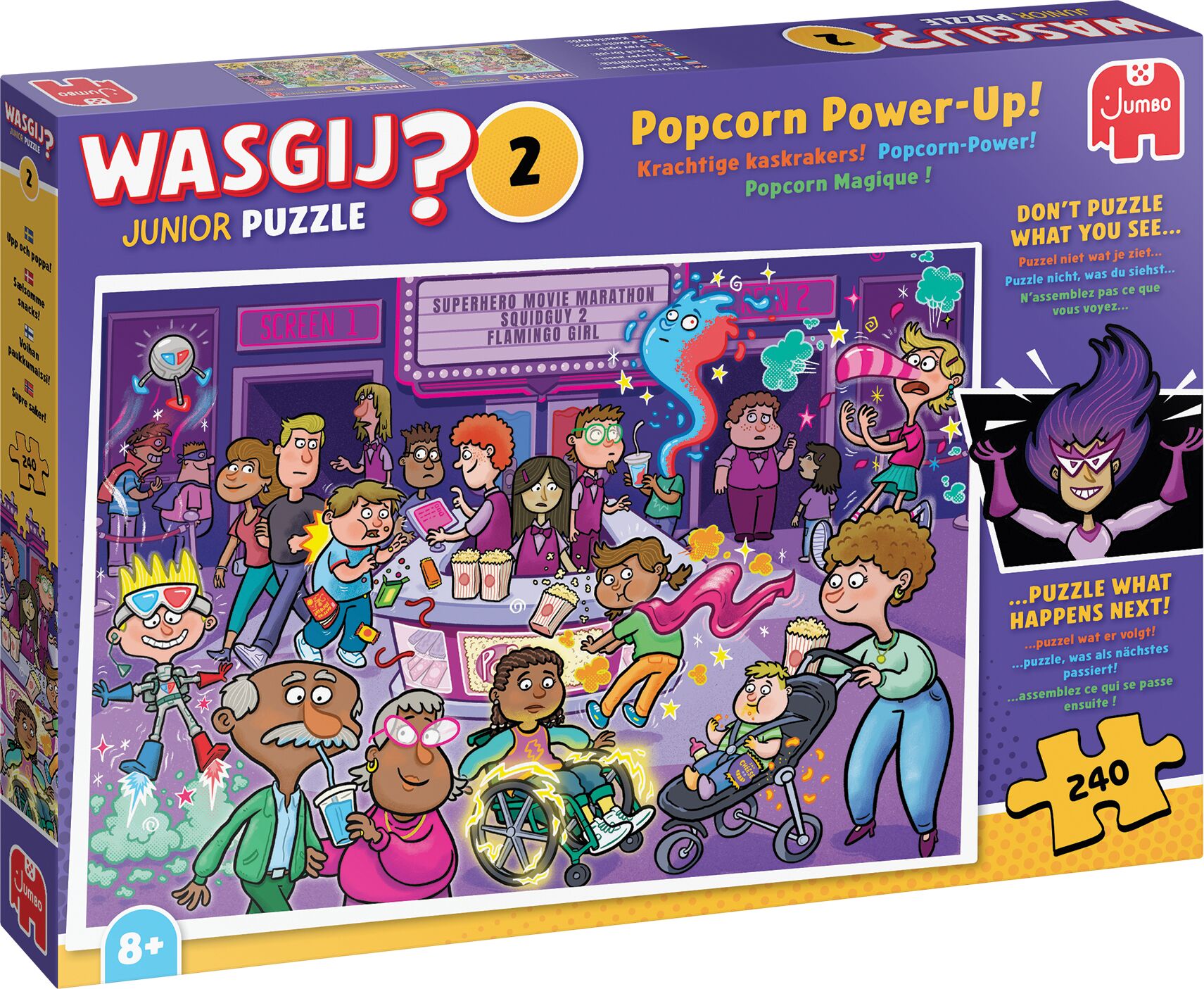 Jumbo Puzzel Wasgij Junior Krachtige Kaskrakers 240 03.26