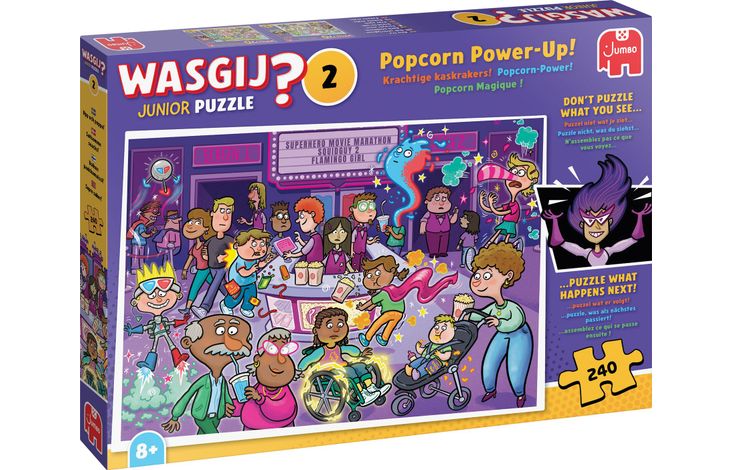 Jumbo Puzzel Wasgij Junior Krachtige Kaskrakers 240 03.26