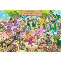 Jumbo Puzzel Wasgij Junior Betoverde Beestenboel 240 03.26