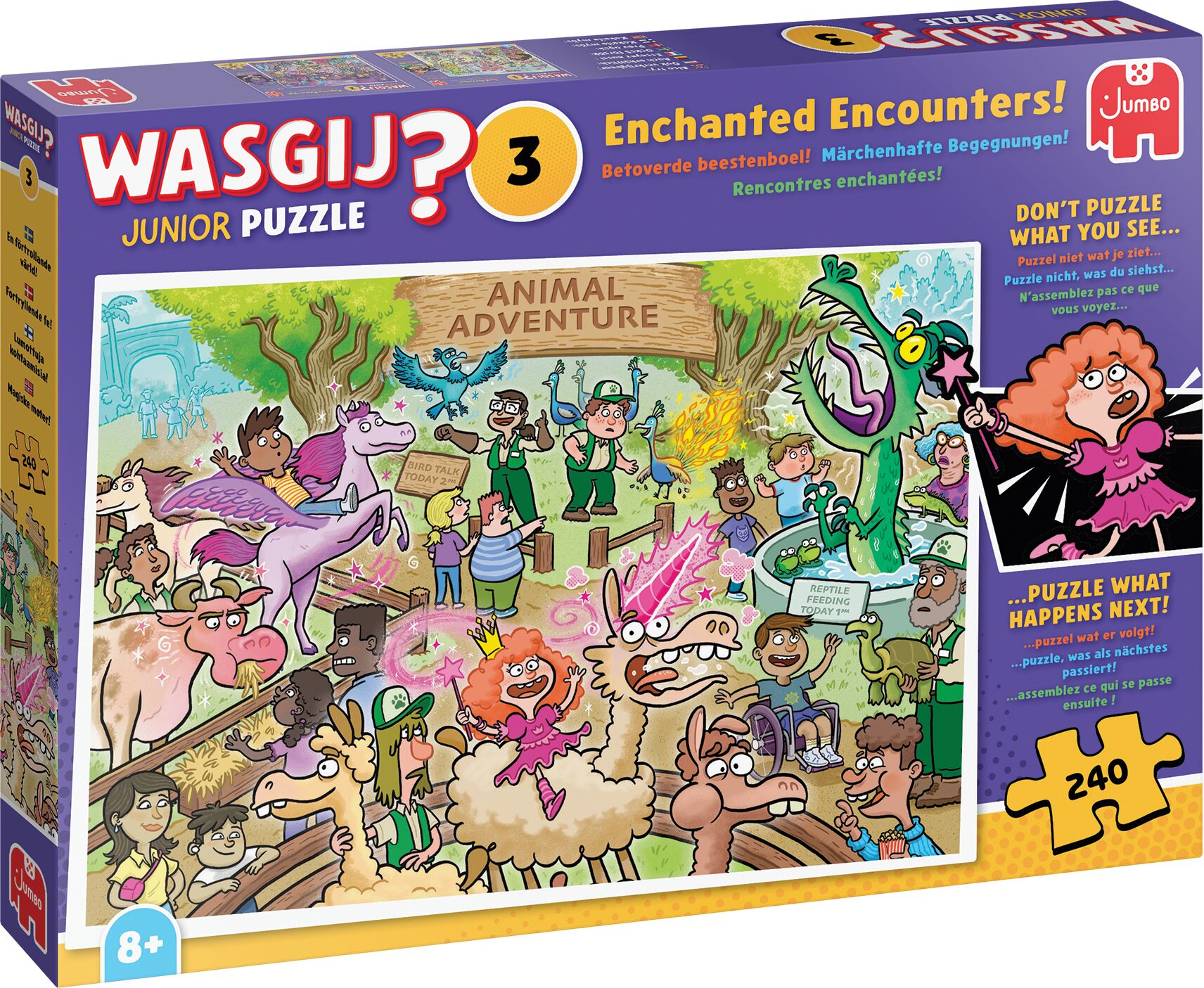 Jumbo Puzzel Wasgij Junior Betoverde Beestenboel 240 03.26