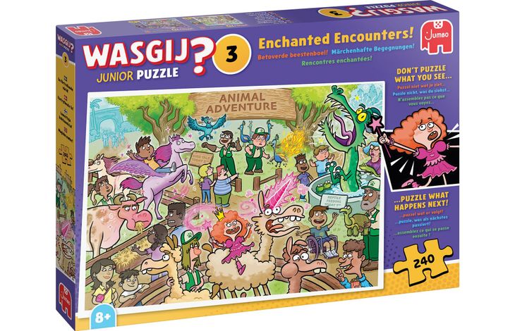 Jumbo Puzzel Wasgij Junior Betoverde Beestenboel 240 03.26