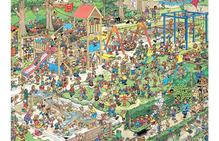 Jumbo Puzzel JvH Family 1 De Speeltuin 300 10.26