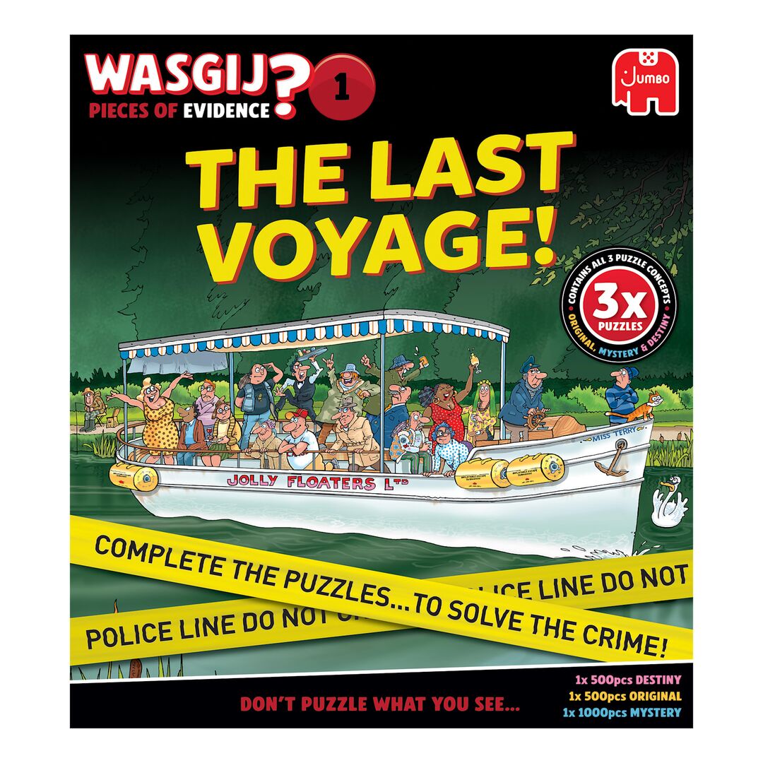 Jumbo Puzzel Wasgij POE The Last Voyage! 2 x 500/1 x 1000 7.26