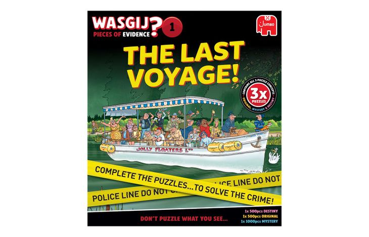 Jumbo Puzzel Wasgij POE The Last Voyage! 2 x 500/1 x 1000 7.26