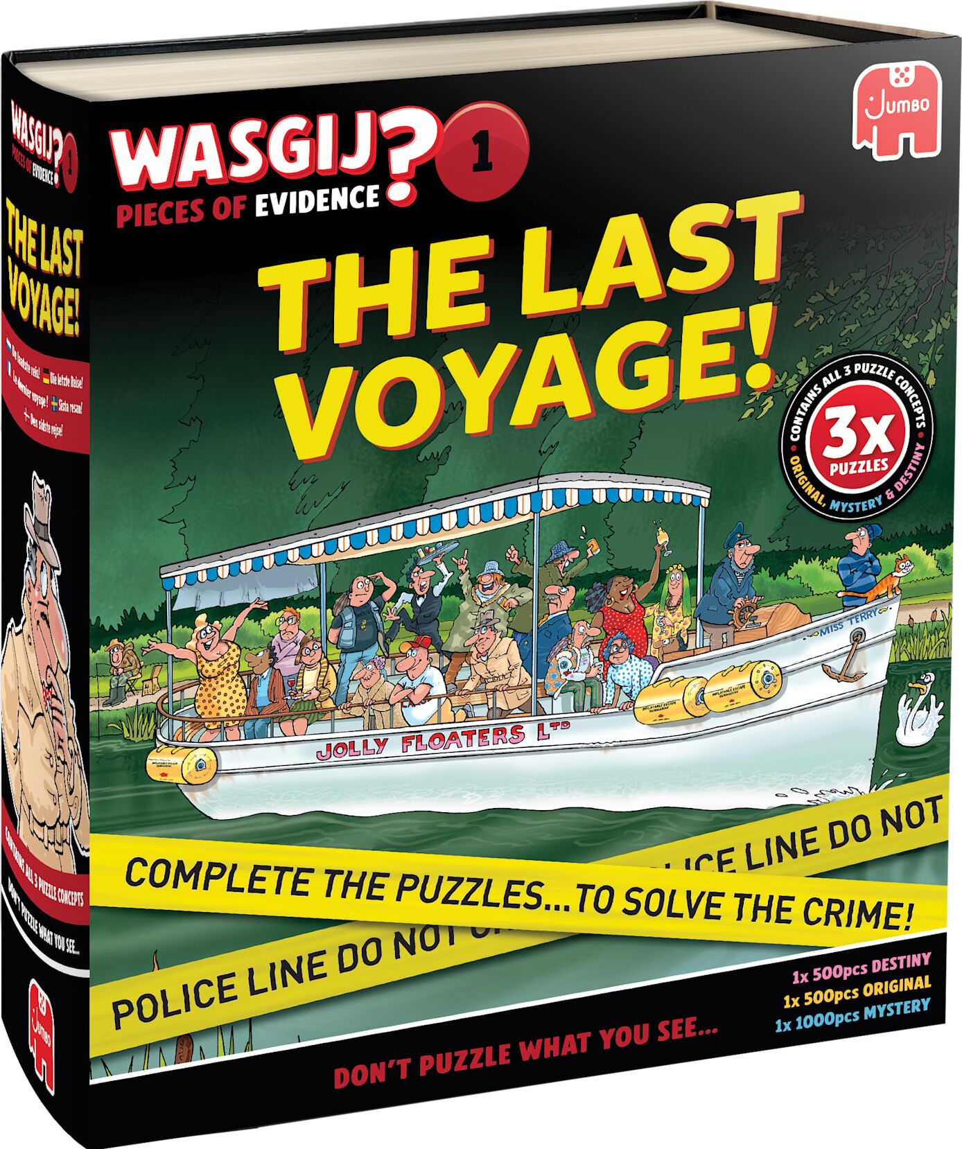 Jumbo Puzzel Wasgij POE The Last Voyage! 2 x 500/1 x 1000 7.26