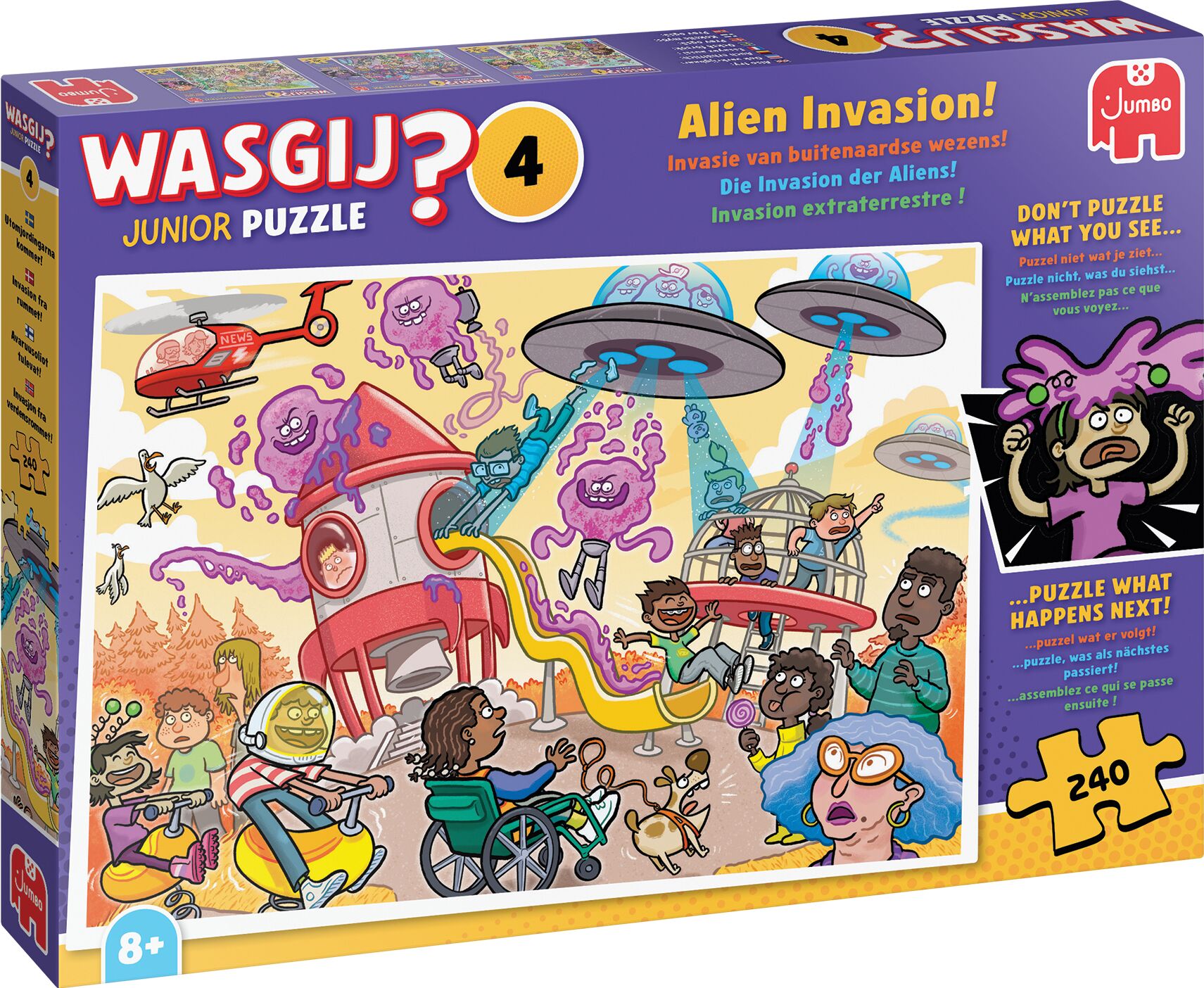 Jumbo Puzzel Wasgij Junior Alien Invasion 240 06.26