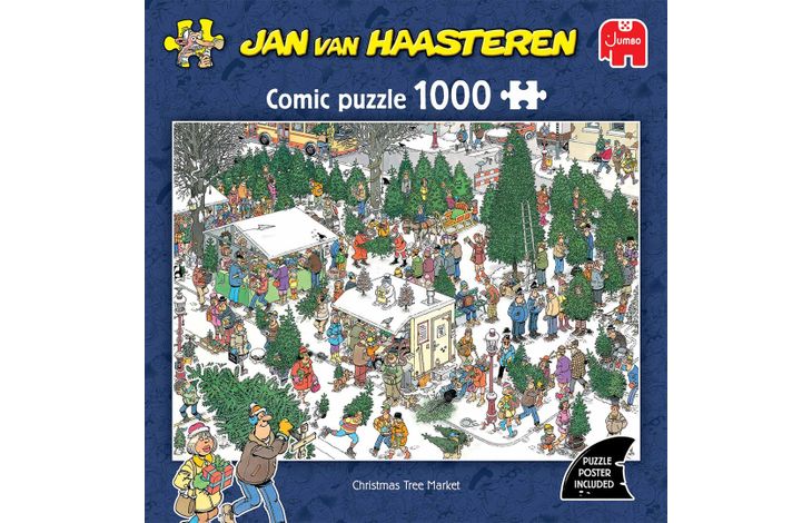 Jumbo Puzzel Xms JvH Christmas Tree Market 1000