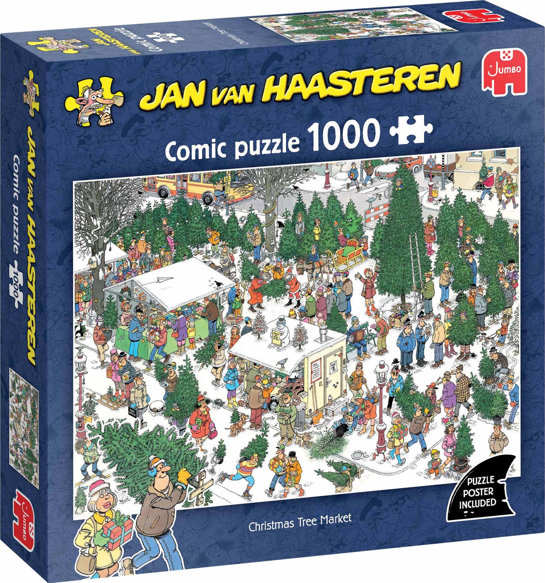 Jumbo Puzzel Xms JvH Christmas Tree Market 1000