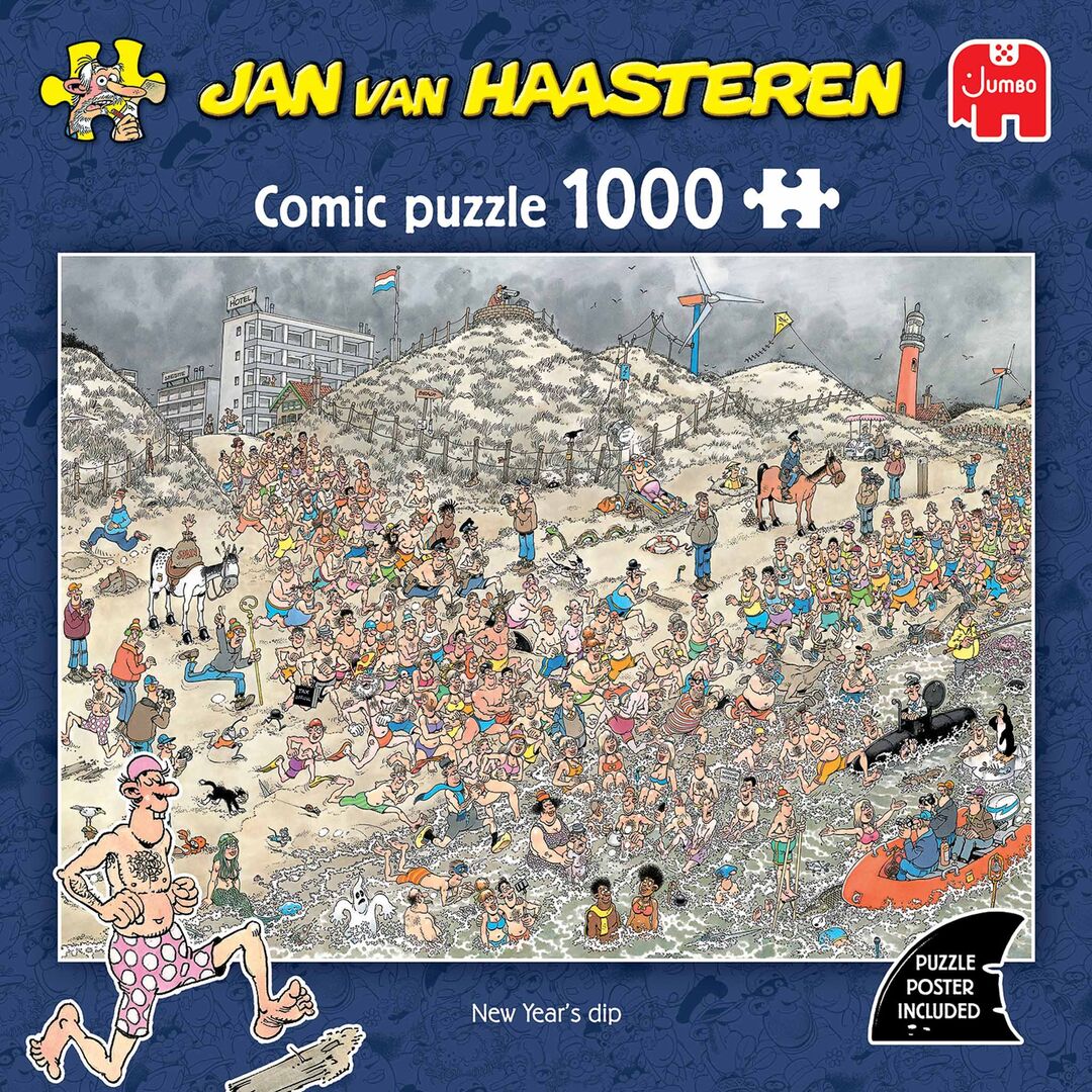Jumbo Puzzel Xms JvH New Years Dip 1000
