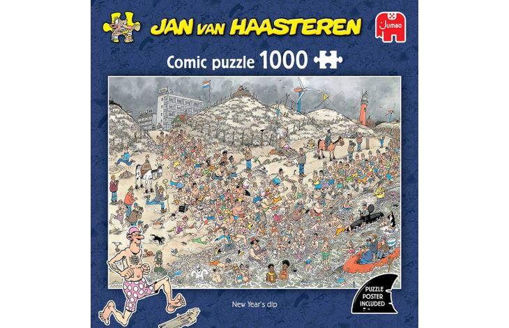 Jumbo Puzzel Xms JvH New Years Dip 1000