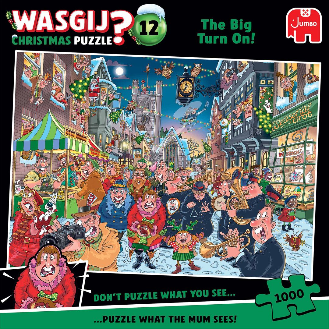 Jumbo Puzzel Xms Wasgij 12 The Big Turn On 1000
