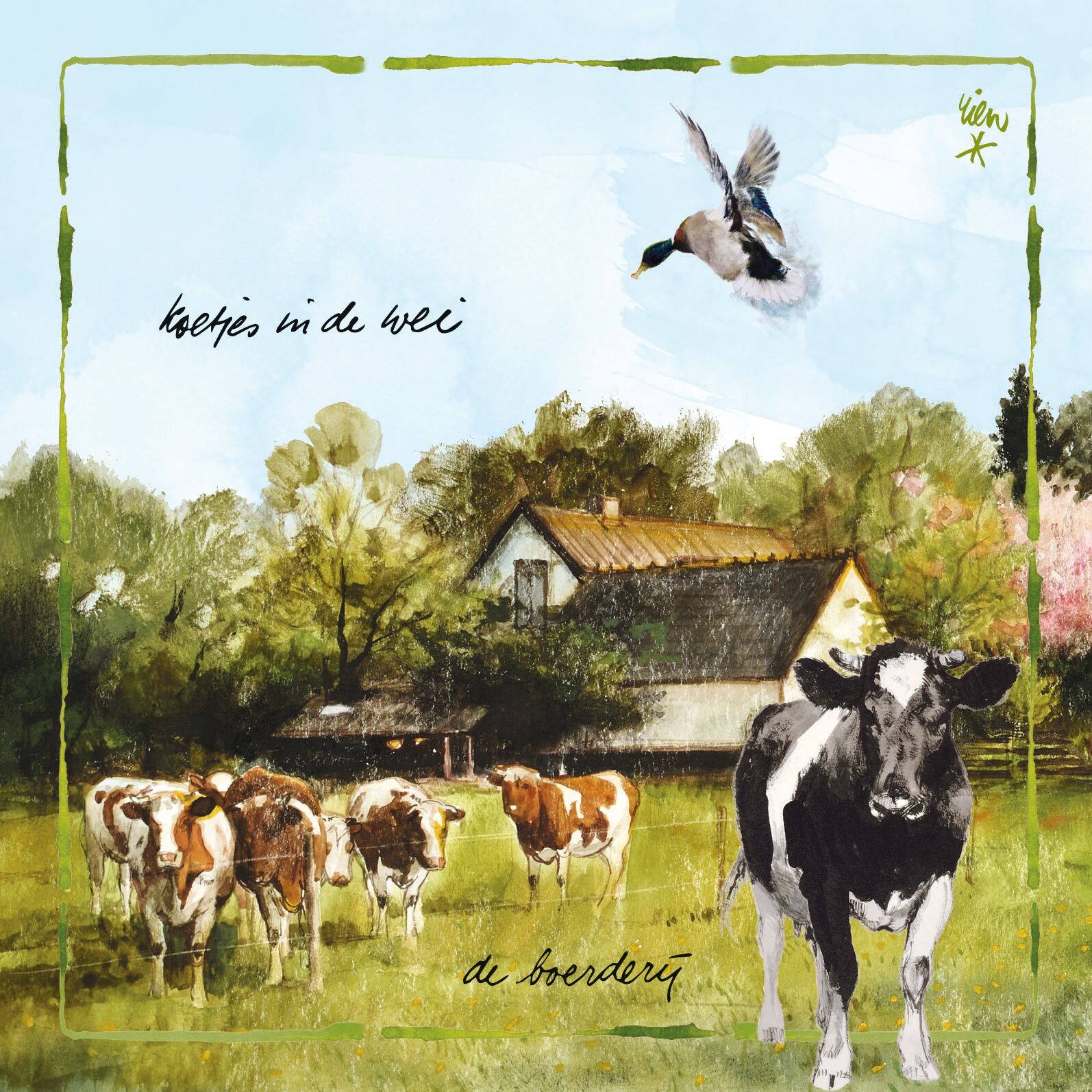 Comello Kaart R. Poortvliet B Koeien