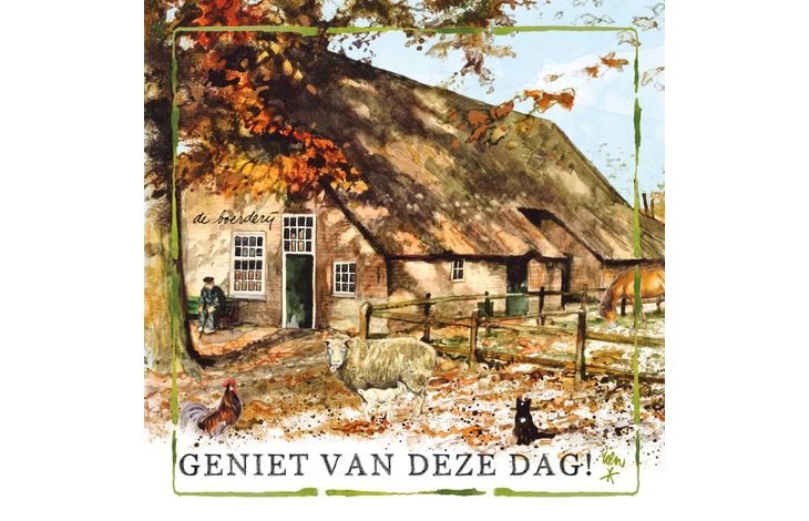 Comello Kaart R. Poortvliet B Geniet dag