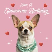 Plenty Gifts Kaart Glamorous Chihuahua
