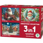 Puzzel Xms Christmas Collection 3x1000