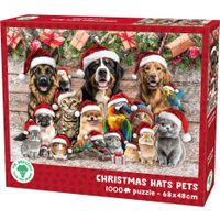 Plenty Gifts Puzzel Xms Christmas Hats Pets