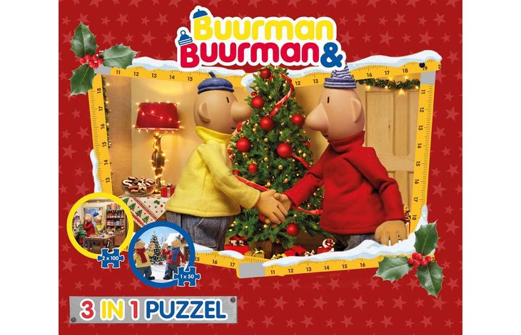 Plenty Gifts Puzzel Xms Buurman Junior 3 in 1
