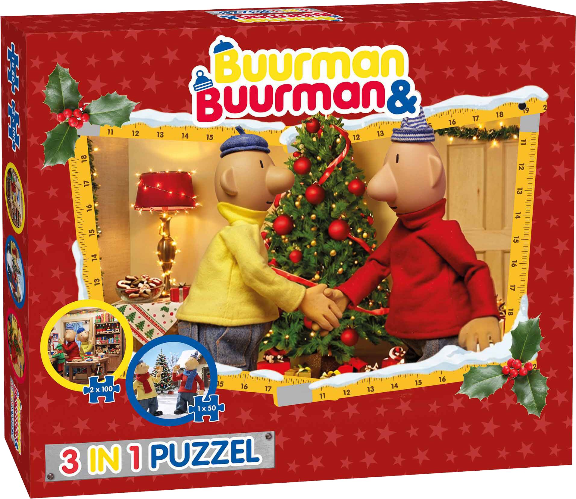 Plenty Gifts Puzzel Xms Buurman Junior 3 in 1