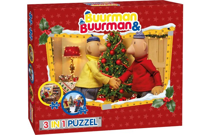 Plenty Gifts Puzzel Xms Buurman Junior 3 in 1