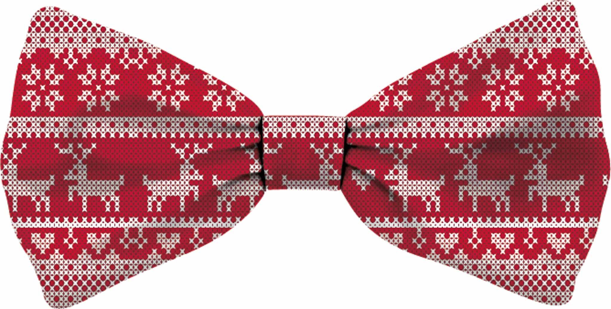Plenty Gifts Bow Tie Xmas Red Deer Cat S
