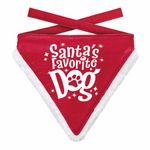 Bandana Xmas Favorite Dog Red L