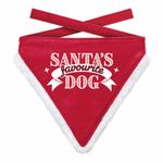 Bandana Xmas Favorite Dog Red S