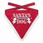 Bandana Xmas Favorite Dog Red M