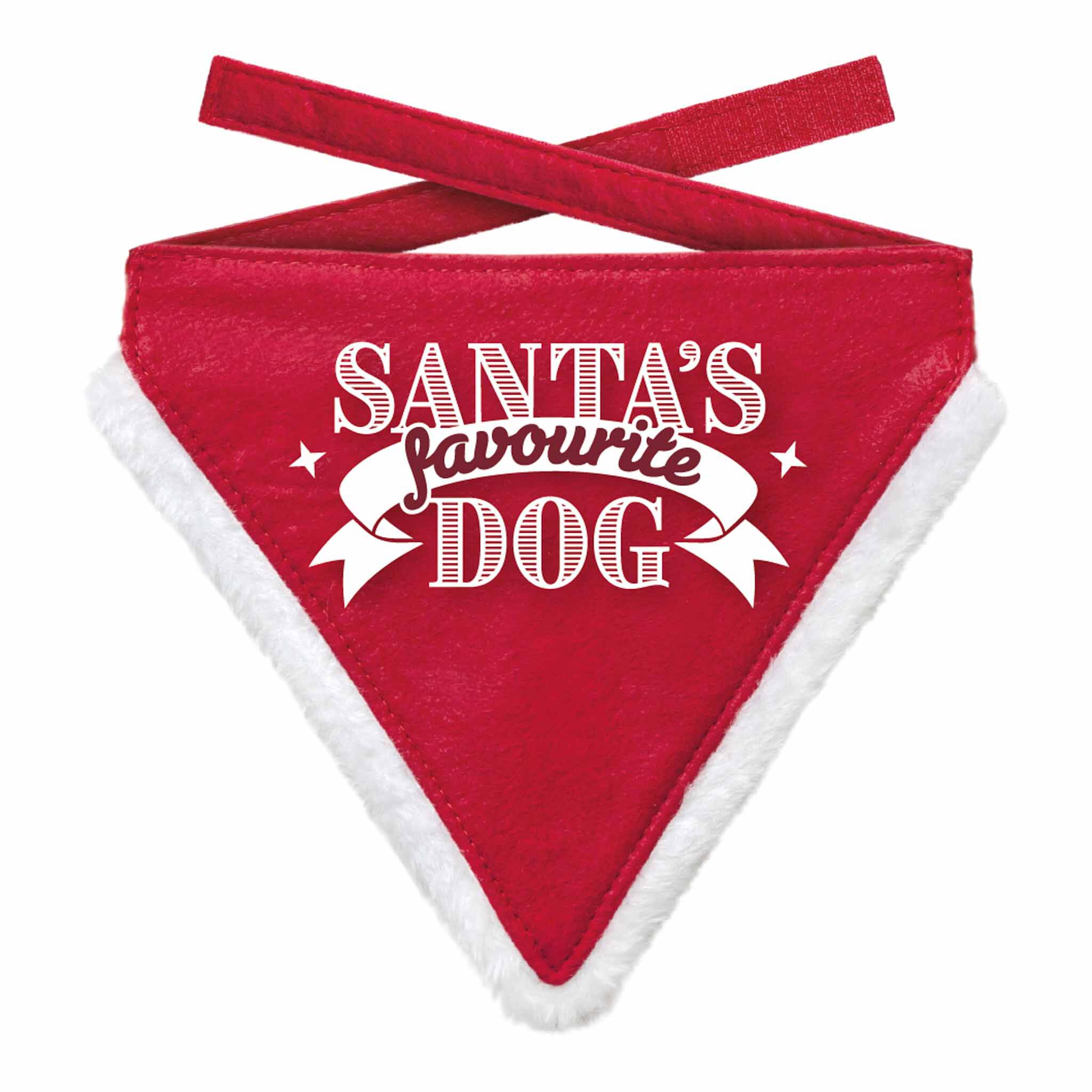 Plenty Gifts Bandana Xmas Favorite Dog Red XL