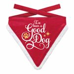 Bandana Xmas Good Dog Red L