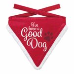 Bandana Xmas Good Dog Red M