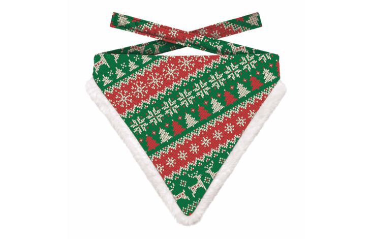 Plenty Gifts Bandana Xmas Pattern Mix Dog M