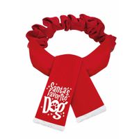 Plenty Gifts Sjaal Kerst Favorite Hond Rood L