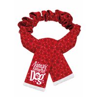 Plenty Gifts Sjaal Kerst Favorite Hond Rood Pootjes M