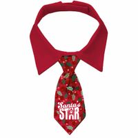 Plenty Gifts Tie Xmas Santa's Star Holly Dog M
